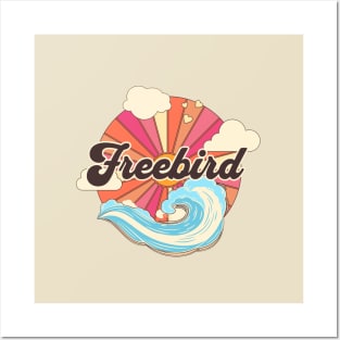 Freebird Ocean Summer Posters and Art